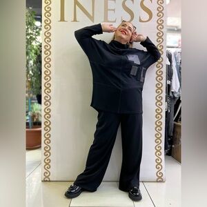 Black Women's Pants & top